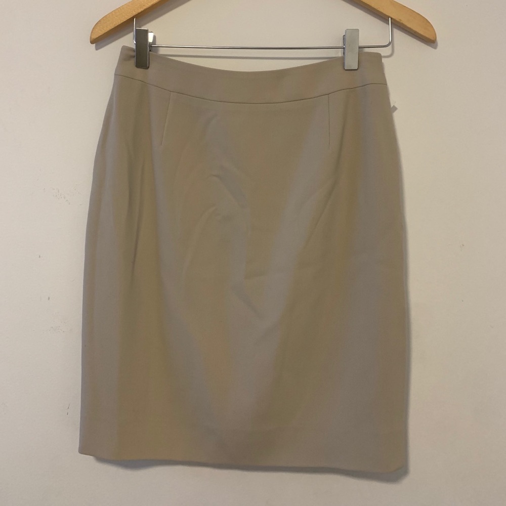 Escada Beige Pencil Skirt